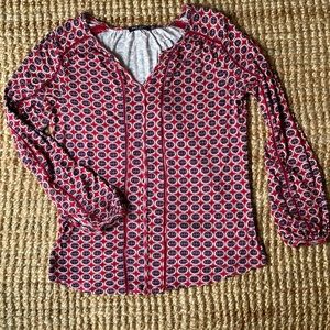 Long sleeve patterned shirt